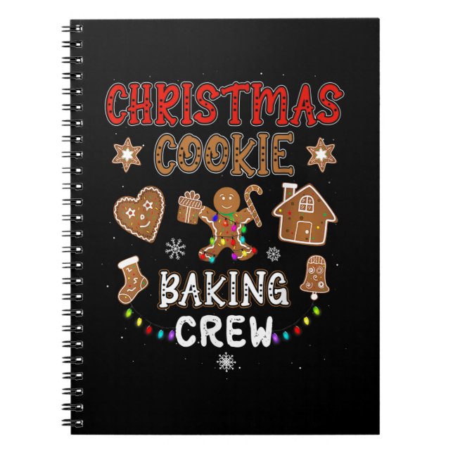 Cuaderno Navidades Cookie Baking Crew Xmas Gingerbread Fami (Frente)