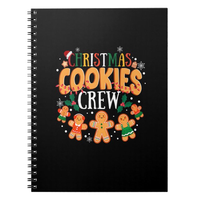 Cuaderno Navidades Cookie Crew Shirt Gingerbread Family Mat (Frente)