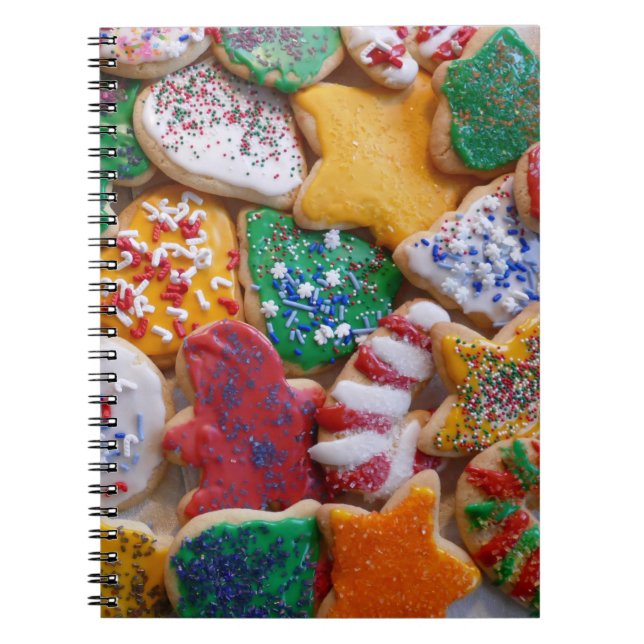 Cuaderno Navidades Cookies En Coloridas Vacaciones (Frente)