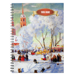 Cuaderno Navidades de arte rusos entregan portátiles