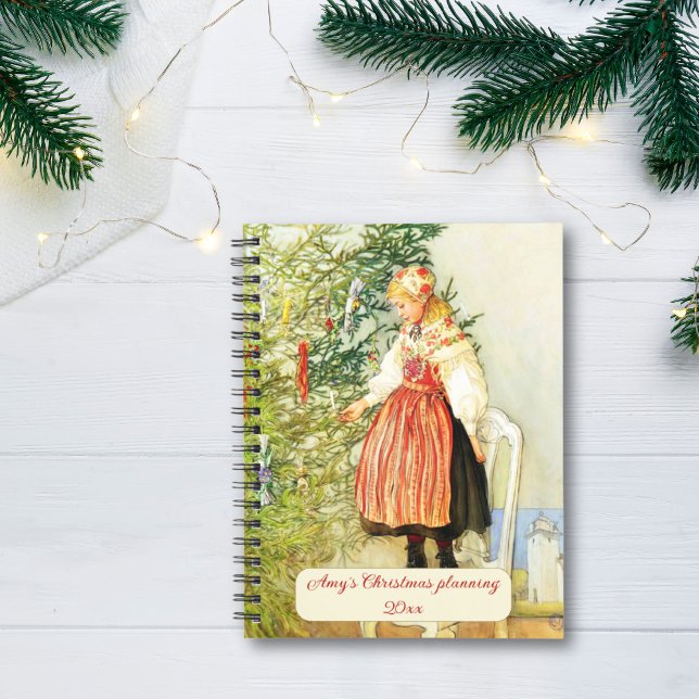 Cuaderno Navidades de arte sueco Carl Larsson (Subido por el creador)