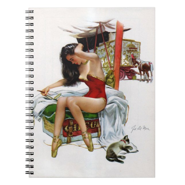 Cuaderno Navidades de arte ventilado Circus Beauty Chica de (Frente)