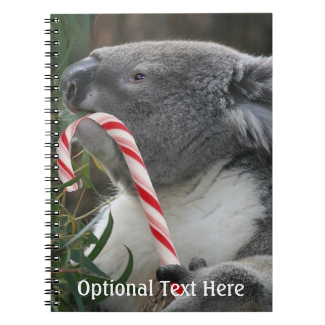 Cuaderno Navidades de Australia Koala Bear (Frente)