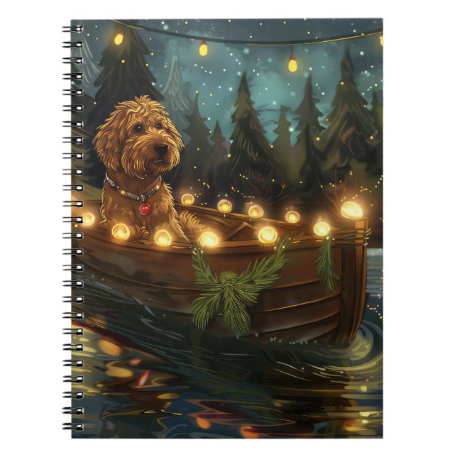 Cuaderno Navidades de Bernedoodle (Frente)