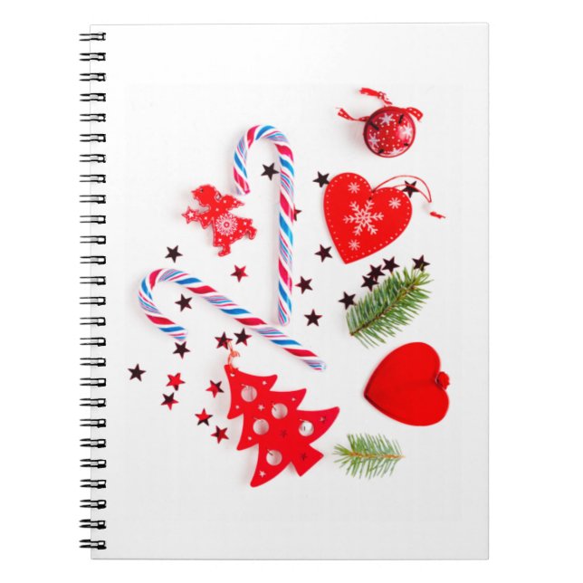 Cuaderno navidades de bloc de notas en espiral cubren 80 pá (Frente)