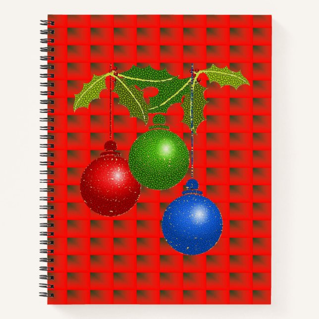 Cuaderno Navidades de bloc de notas espirales (Anverso)