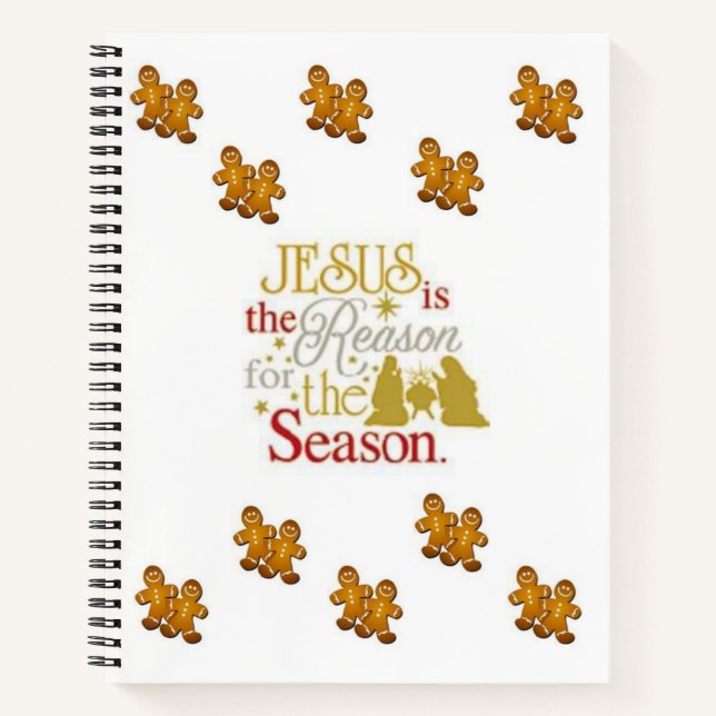 Cuaderno Navidades de bloc de notas espirales (Anverso)