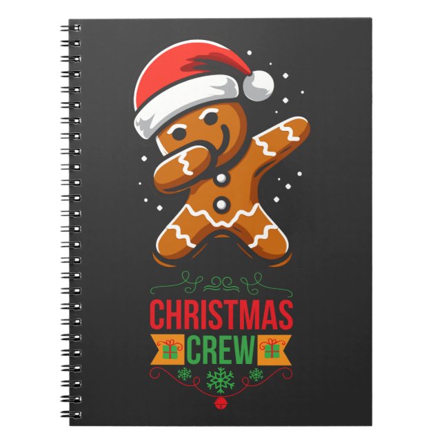 Cuaderno Navidades de Dabbing Gingerbread (Frente)