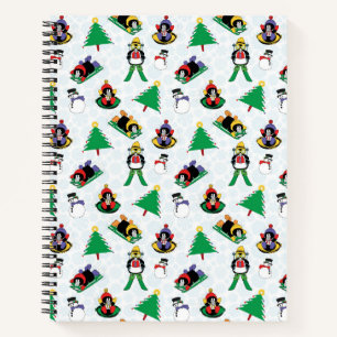 Cuaderno Navidades de esquí de pingüino