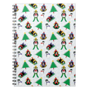 Cuaderno Navidades de esquí de pingüino