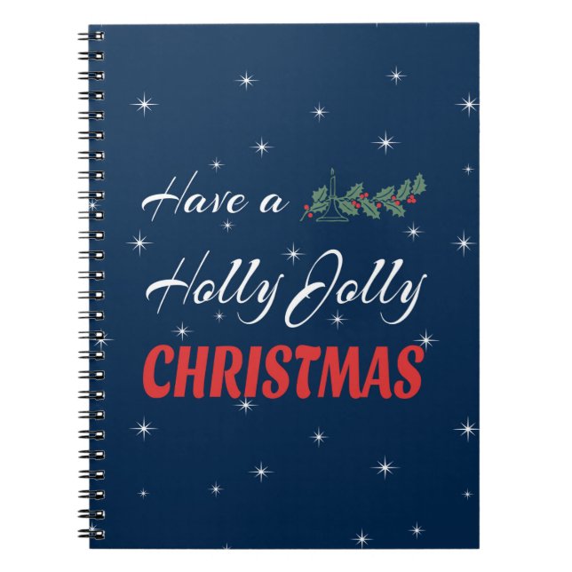 Cuaderno Navidades de Have Holly Jolly (Frente)