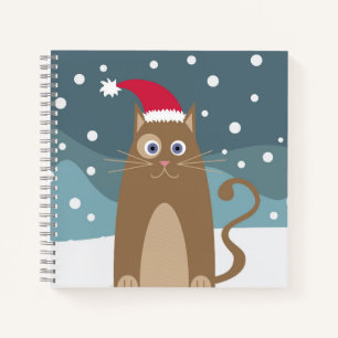 Cuaderno Navidades de invierno vacaciones santa cat