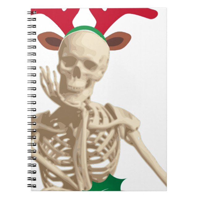 Cuaderno navidades de la pesadilla del esqueleto (Frente)