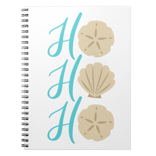Cuaderno Navidades de la playa Ho Ho Ho Ho Ho Ho Beach dan  (Frente)