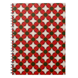 Cuaderno navidades de lana y fieltro fondo de la geomet
