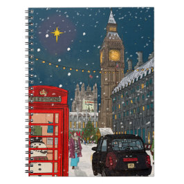 Cuaderno Navidades de Londres inspirados en el Cityscape Re
