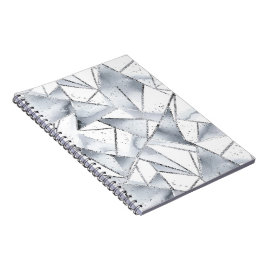 Cuaderno Navidades de los Triángulos Blancos de Plata moda