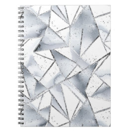 Cuaderno Navidades de los Triángulos Blancos de Plata moda