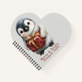 Cuaderno Navidades de Merry & Bright Penguin