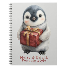 Cuaderno Navidades de Merry & Bright Penguin
