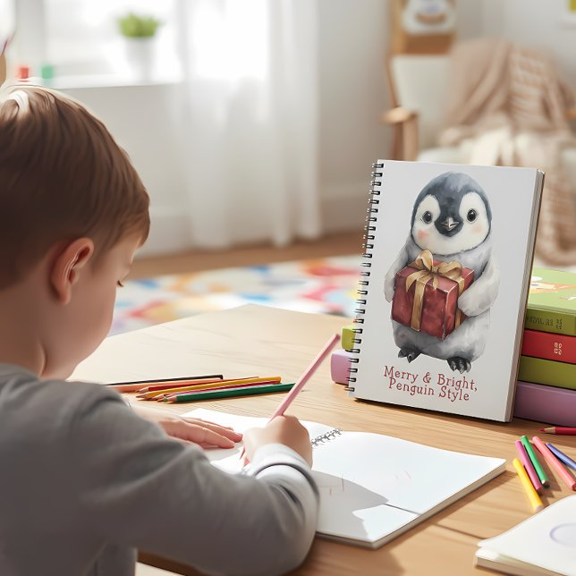 Cuaderno Navidades de Merry & Bright Penguin (Subido por el creador)