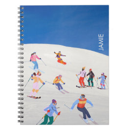 Cuaderno Navidades de moda divertidos viajes de invierno va