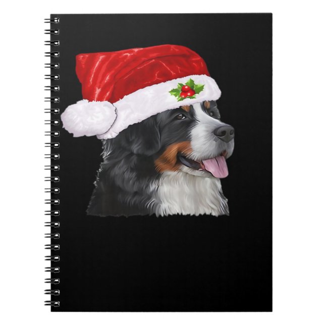 Cuaderno Navidades de Montaña de Berna Navidades de perros  (Frente)