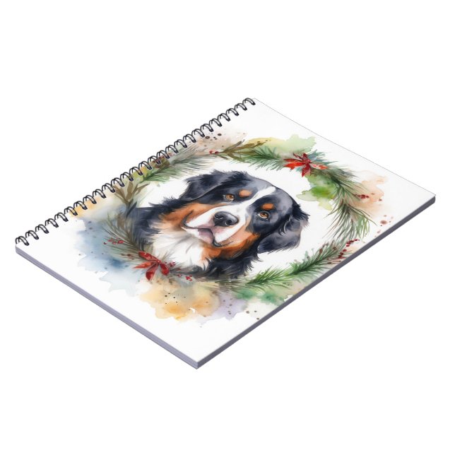 Cuaderno Navidades de Montaña de Berna Wreath Festimes Pup (Lado Izquierdo)