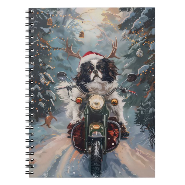 Cuaderno Navidades de motocicletas de ciclismo chino chino  (Frente)