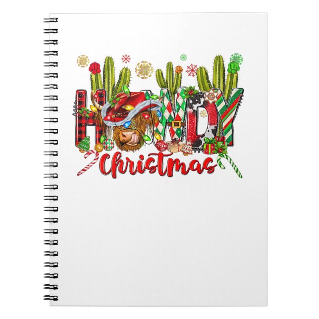 Cuaderno Navidades De Oro Occidental Gorra Vaquero Y Cactus (Frente)