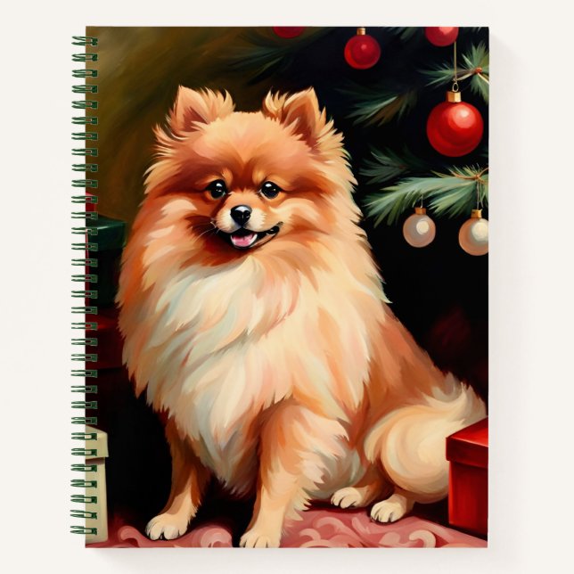 Cuaderno Navidades de Pomerania (Anverso)