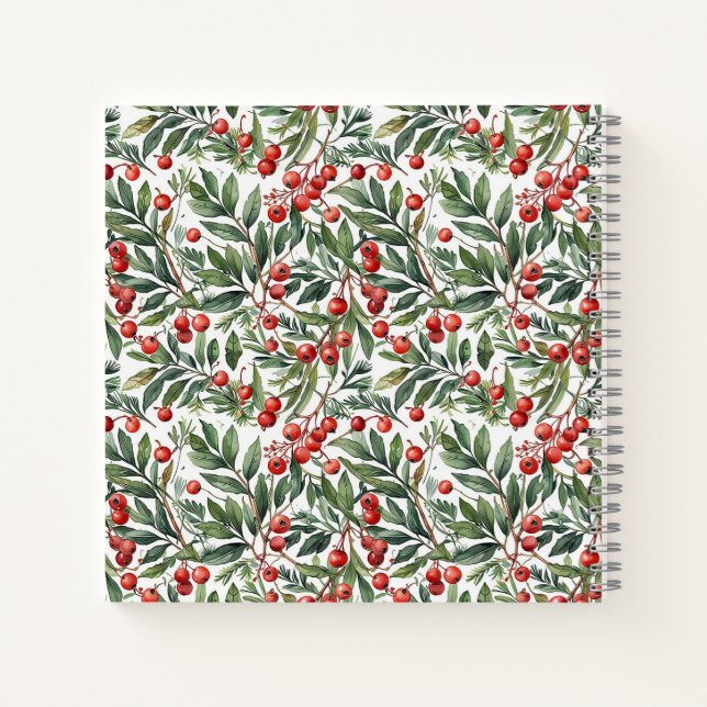 Cuaderno Navidades de Redberry (Reverso)
