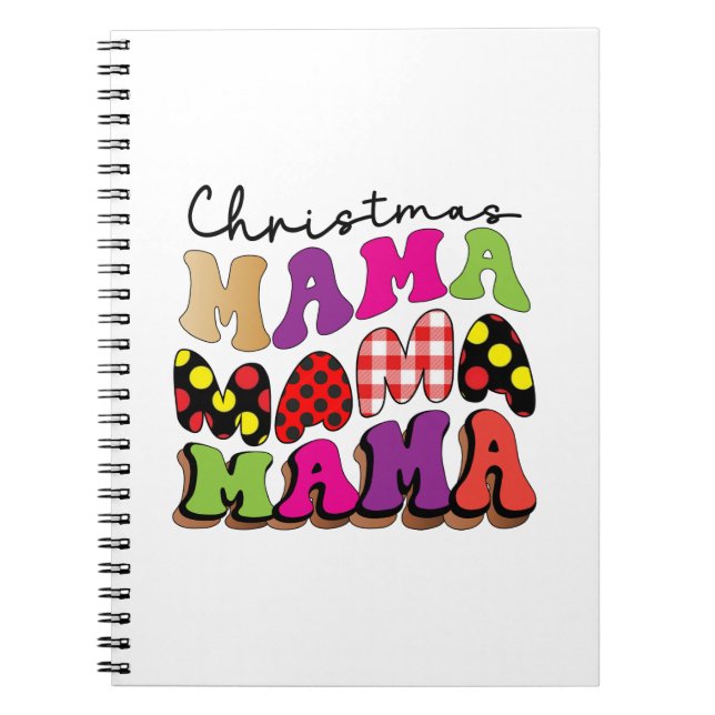 Cuaderno Navidades de regalo de Navidad Mama Mama (Frente)