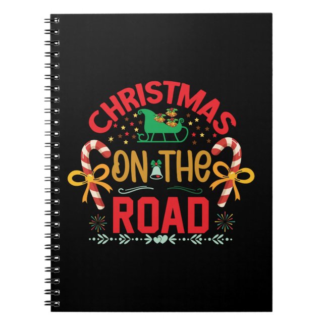 Cuaderno Navidades De Regalos De Navidad En El Camino (Frente)