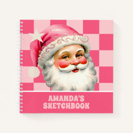 Cuaderno Navidades de Retro Rosa Santa Claus