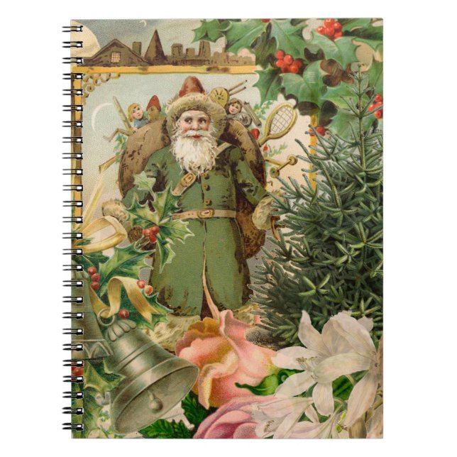 Cuaderno Navidades de Santa Claus Bellas Artes Antiguas (Frente)