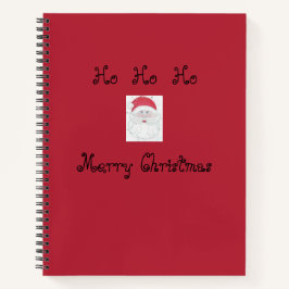 Cuaderno Navidades de Santa Cláusula "Ho Ho Ho Ho Ho"