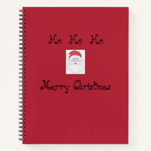Cuaderno Navidades de Santa Cláusula "Ho Ho Ho Ho Ho"