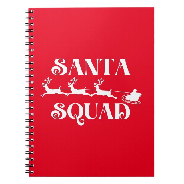 Cuaderno Navidades de Santa Squad (Frente)