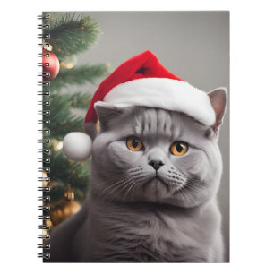 Cuaderno Navidades de Shorthair del Reino Unido