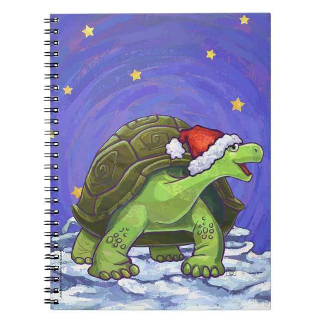 Cuaderno Navidades de Starry Night Tortoise (Frente)