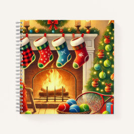 Cuaderno Navidades de tenis con tema de baile