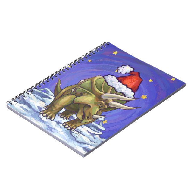 Cuaderno Navidades de Triceratops (Lado Izquierdo)