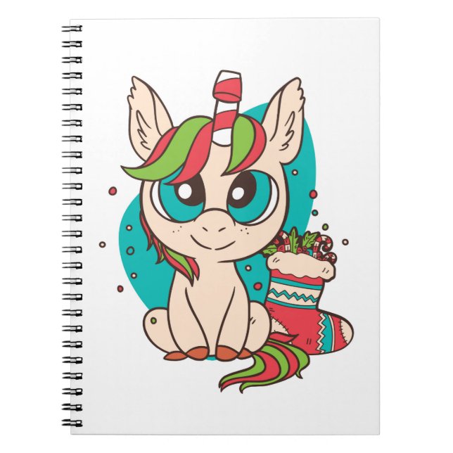 Cuaderno Navidades de Unicornio (Frente)