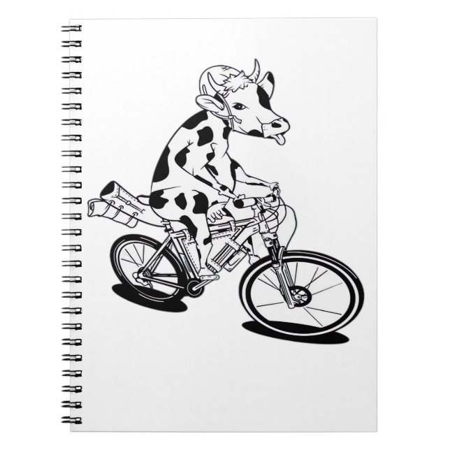 Cuaderno Navidades de vacas iluminan a Navidades feos diseñ (Frente)