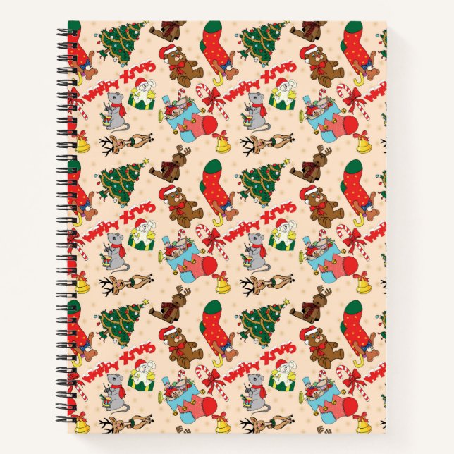 Cuaderno Navidades de Woodland Animals (Anverso)