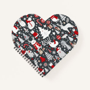 Cuaderno Navidades decoran santa arboles de nieve con decor