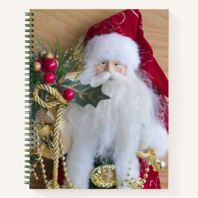 CUADERNO NAVIDADES DECORATIVOS SANTA (Anverso)