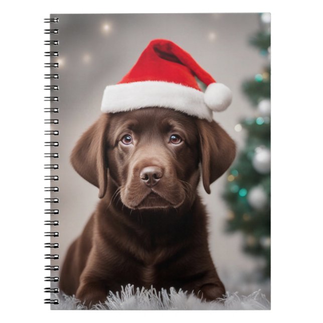 Cuaderno Navidades del chocolate Labrador (Frente)