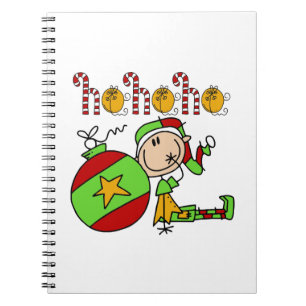 Cuaderno Navidades del Ho Ho Ho Holiday Elf Jingle Bells